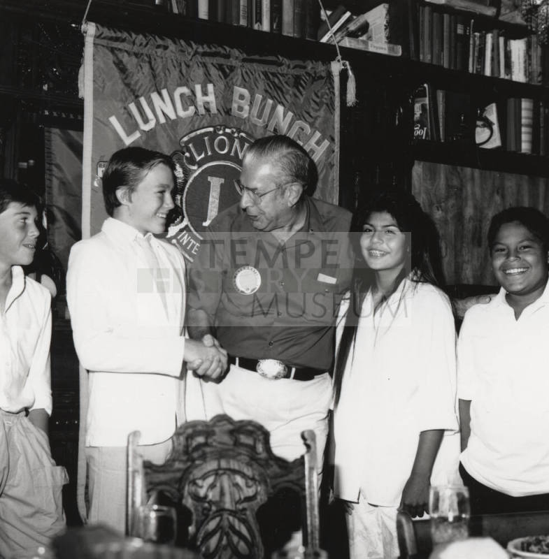 Unidentified Lions' Club 'Lunch Bunch' Welcome Young People - (1 of 2)