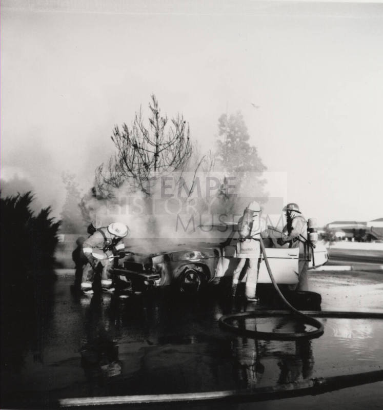 Car fire - Tempe Daily News - June 18, 1986 - (2 of 2)