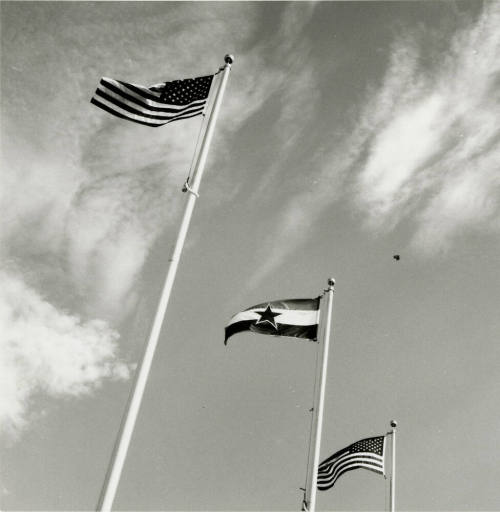 Salute to the flag.