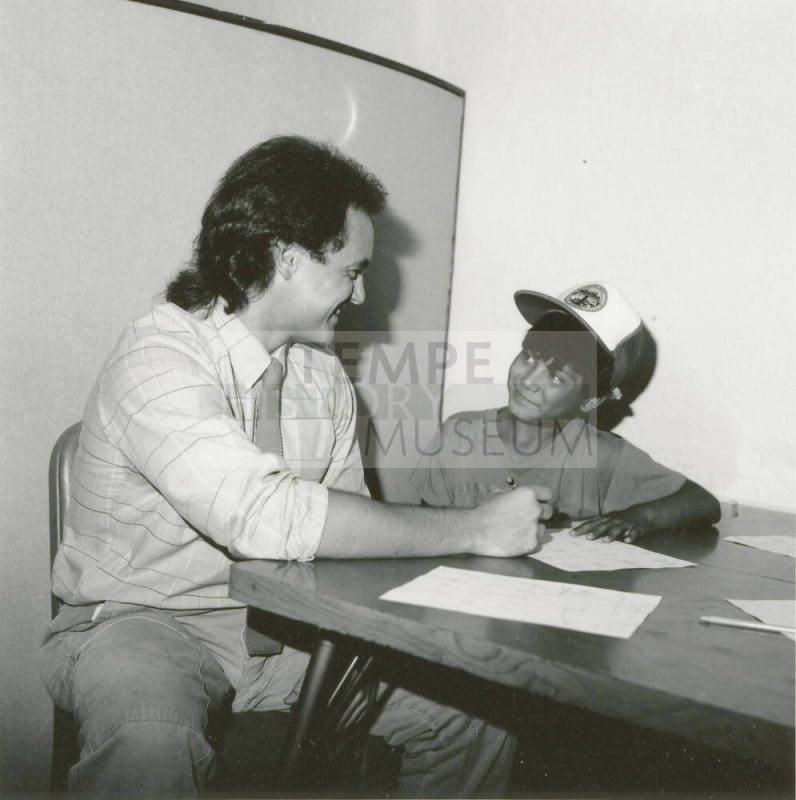 Something to smile about. - Tempe Daily News, August 20, 1986