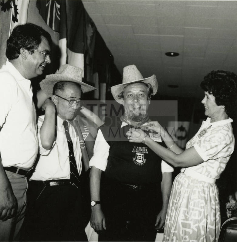 Man getting a bowtie.
