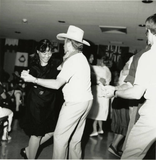 People dancing.