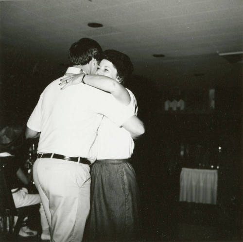 Dancing close to someome.