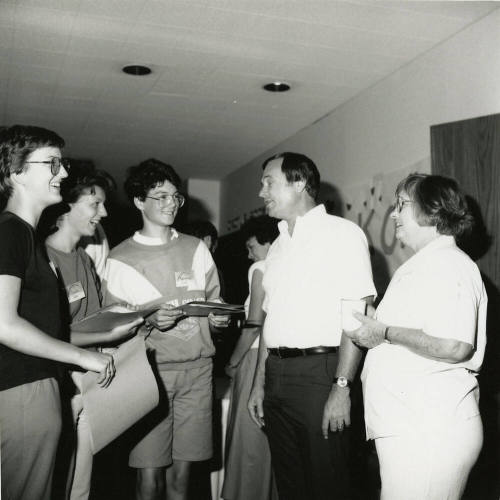 Unidentified Group of Adults and Young Adults in Classroom Setting
