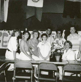 Unidentified Group of 8 and Potted Flowers (1of 2)