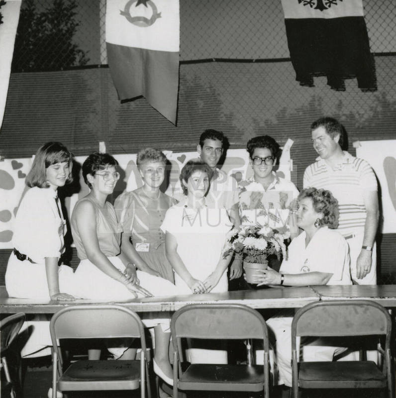 Unidentified Group of 8 and Potted Flowers (2 of 2)