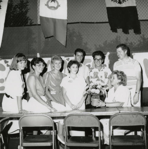 Unidentified Group of 8 and Potted Flowers (2 of 2)