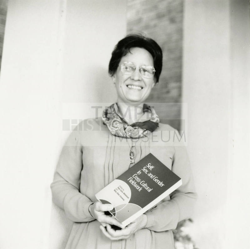 Dr. Mary Ellen Conaway with Book Titled:  "Self, Sex and Gender in Cross-Cultural Fieldwork" - (2 of 2)