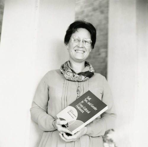 Dr. Mary Ellen Conaway with Book Titled:  "Self, Sex and Gender in Cross-Cultural Fieldwork" - (2 of 2)