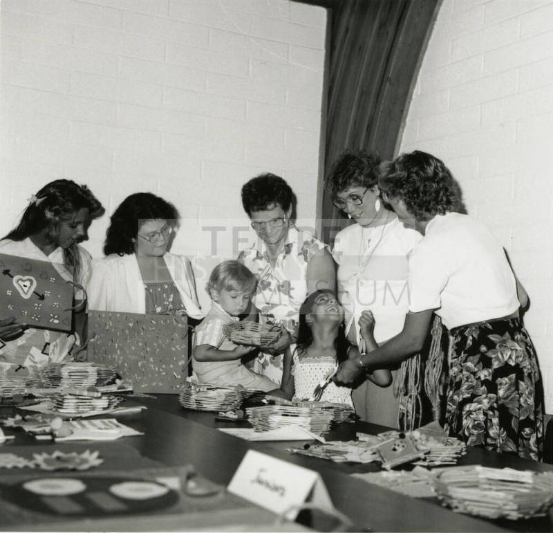 Gathering of women & children (2 of 2)