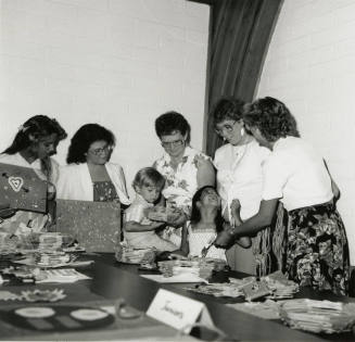Gathering of women & children (2 of 2)