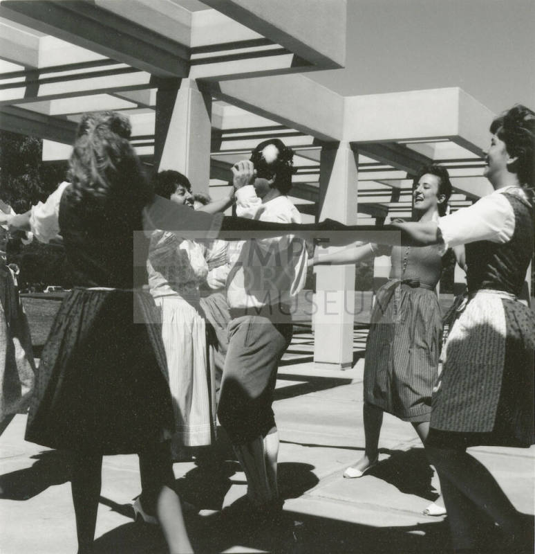 Unidentified people dancing