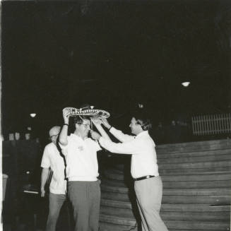 Three unidentified men