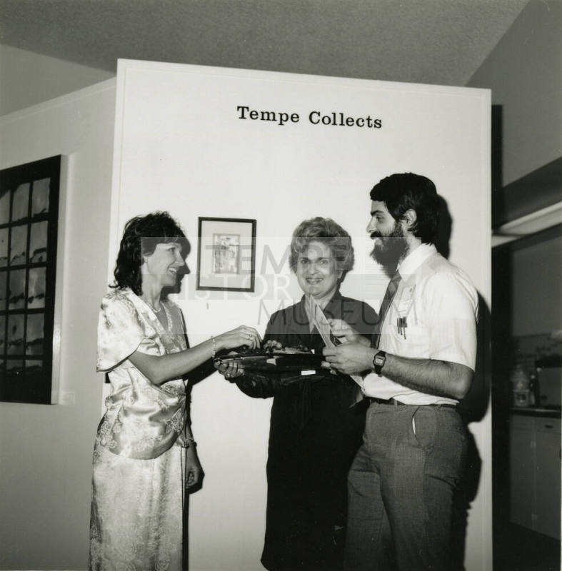 Group at the Tempe Collects art show