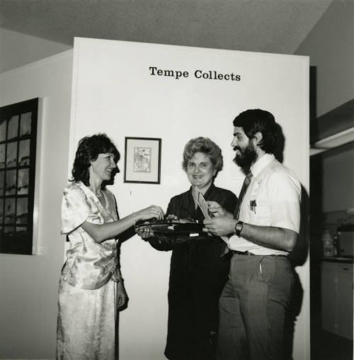 Group at the Tempe Collects art show