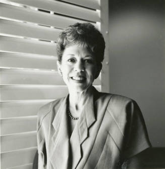 Woman looking at the camera.