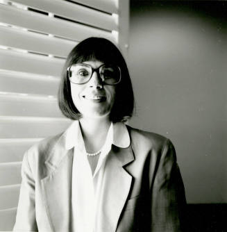Woman looking at the camera.