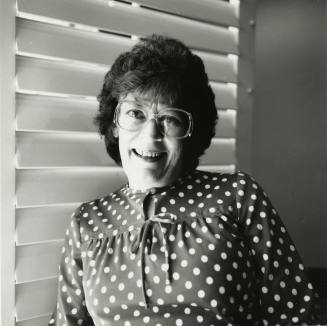 Woman looking at the camera.