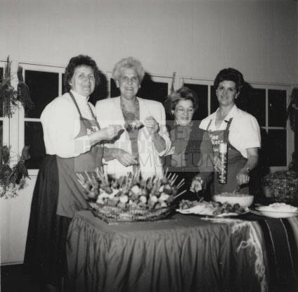 Four Unidentified Women at Hackett House