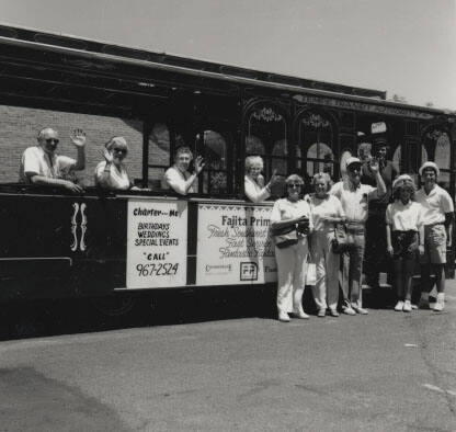 Sister City Trolley Ride, Mother's Day, Youth Group