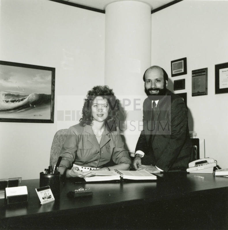 John Faccone & Anne Dewilde, from Tempe Magazine, Summer Issue 1988
