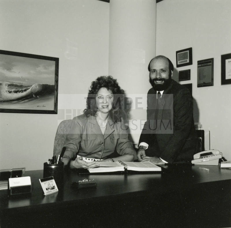 John Faccone & Anne Dewilde, from Tempe Magazine, Summer Issue 1988
