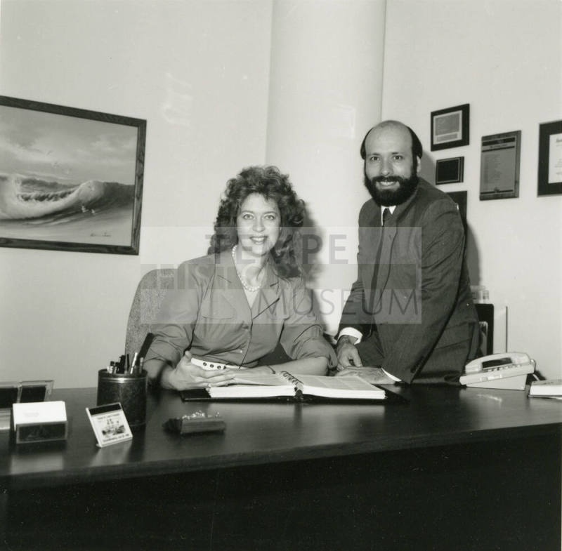 John Faccone & Anne Dewilde, from Tempe Magazine, Summer Issue 1988
