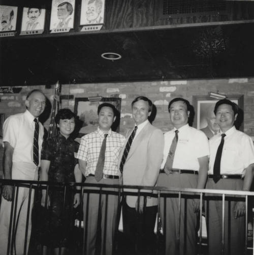 Chinese visitation - Sister City, Dinner at Monti's