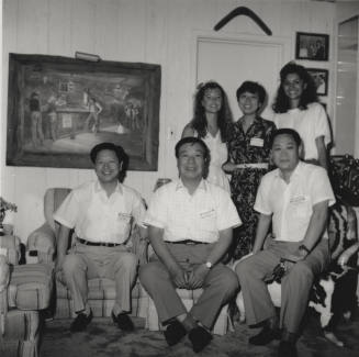 Chinese visitation - Sister City, Neuheisel Home