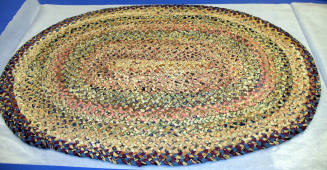 Braided rag rug