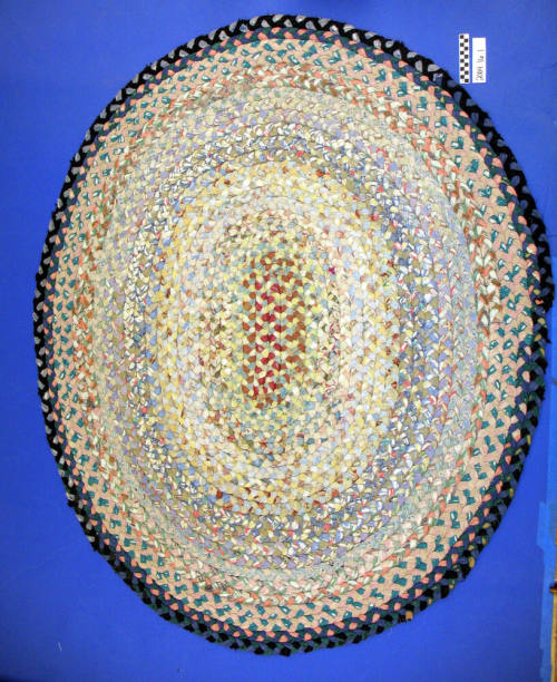 Braided rag rug