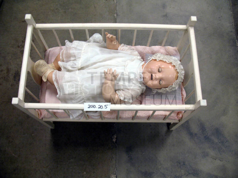 Doll with Cradle
