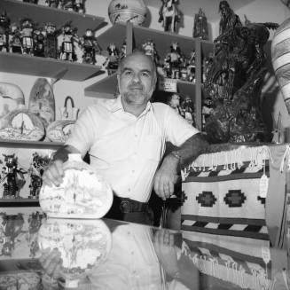 U. N. Bazaar owner Herzel "Joe" Nahom