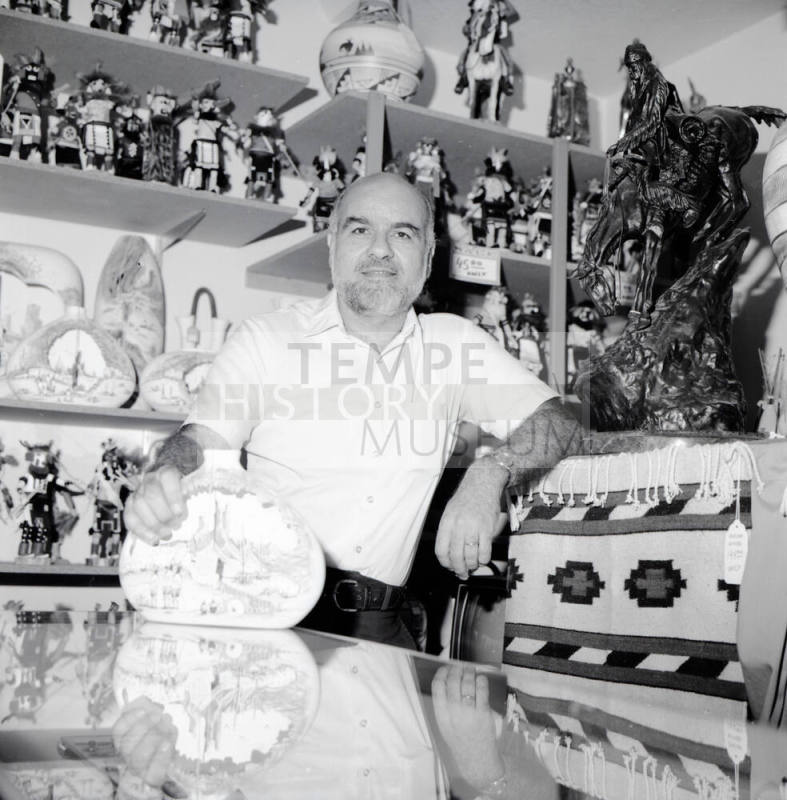 U. N. Bazaar owner Herzel "Joe" Nahom