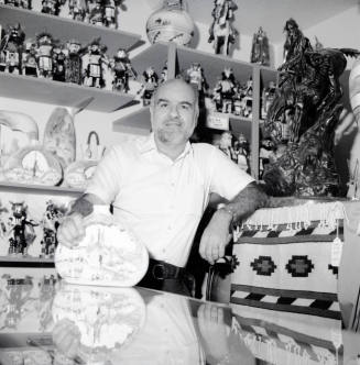 U. N. Bazaar owner Herzel "Joe" Nahom