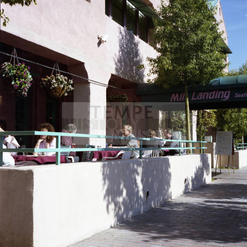 Mill Landing, 4th Street and Mill Avenue, -Tempe Magazine, Spring 1989
