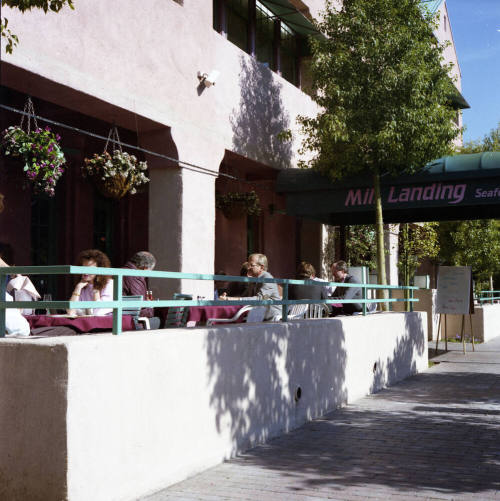 Mill Landing, 4th Street and Mill Avenue, -Tempe Magazine, Spring 1989