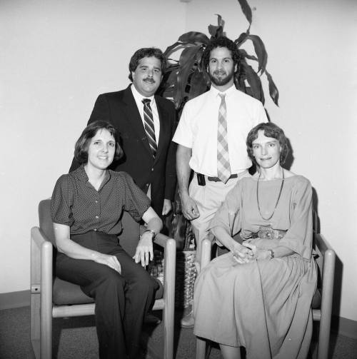 Ad For Thomas-Davis Medical Center (L to R) Dr. Ann Robb, Dr. Bruce Ruckberg, Dr. Richard Gilson, and Dr. Wendy Metzger