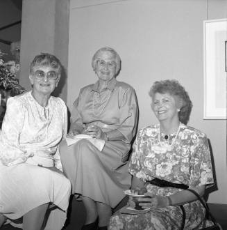 25th Anniversary of Grady Gammage Auditorium (L to R) Betty Fessler, Beulah Mae Kramer, and Rochelle Cole
