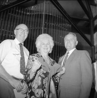 Tempe Council Chambers Dedicated (L to R) Rudy Campbell, Carol Smith, and Dale Shumway