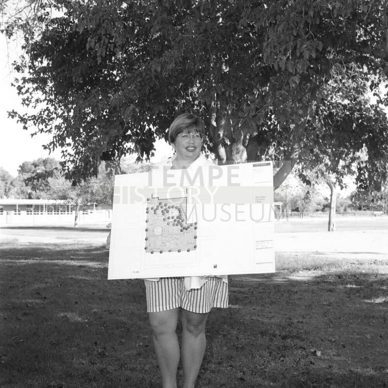 Margaret McGinn, elected first-president for Mitchell Park Neighborhood Association in Tempe