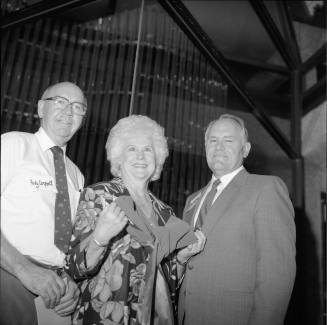 Tempe Council Chambers Dedicated (L to R) Rudy Campbell, Carol Smith, and Dale Shumway