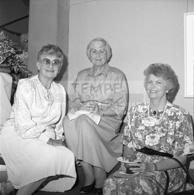 25th Anniversary of Grady Gammage Auditorium (L to R) Betty Fessler, Beulah Mae Kramer, and Rochelle Cole