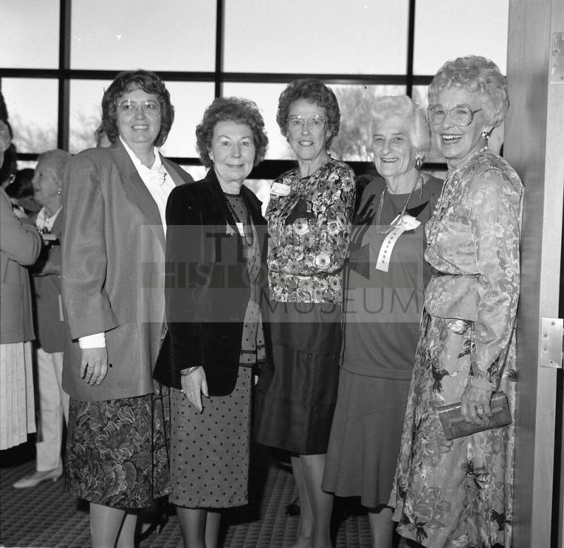 Tempe St. Luke's Fashion Show Volunteers Sharon Harkins, Adrienne Packer, Helen Danielson, Minnie de virgilio Betty Waters