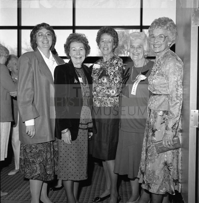 Tempe St. Luke's Fashion Show Volunteers Sharon Harkins, Adrienne Packer, Helen Danielson, Minnie de virgilio Betty Waters