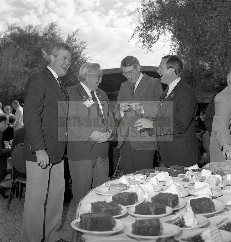 Fiesta Bowl Pregame Party- Bob Betty, Harry Mitchell, Bernard Sliger, and Martin Massengale