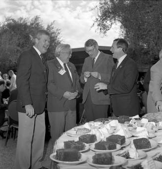 Fiesta Bowl Pregame Party- Bob Betty, Harry Mitchell, Bernard Sliger, and Martin Massengale