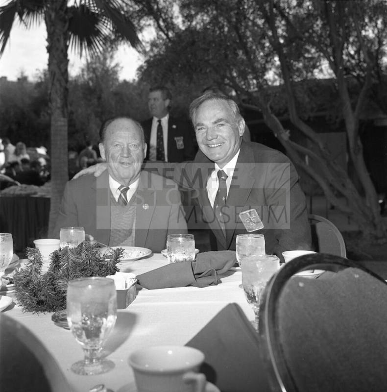Fiesta Bowl Pregame Party- Bob Devaney and Frank Kush