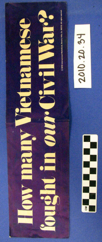 Political bumper sticker - Vietnam War