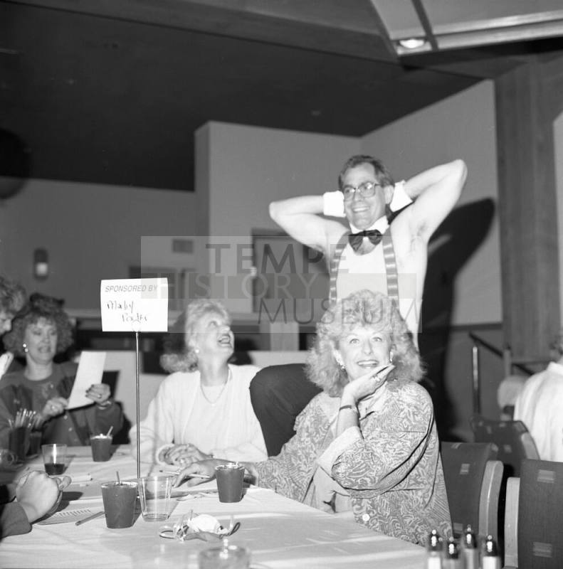 Crazy for the Cause, Jane Neuheisel looking at Marley Potter while Alicia Merriam faces camera